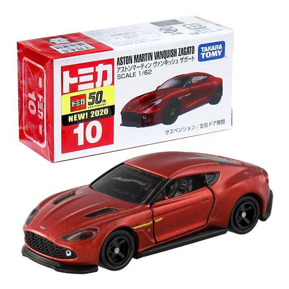 TOMICA NO.10 ASTON MARTIN VANQUISH ZAGATO TOMICA NO.10 ASTON MARTIN VANQUISH ZAGATO